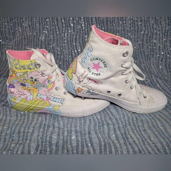 Converse Kith x Disney x Notebook Print Chuck Taylor All Star men's 6 women's 8 - Picture 6 of 9